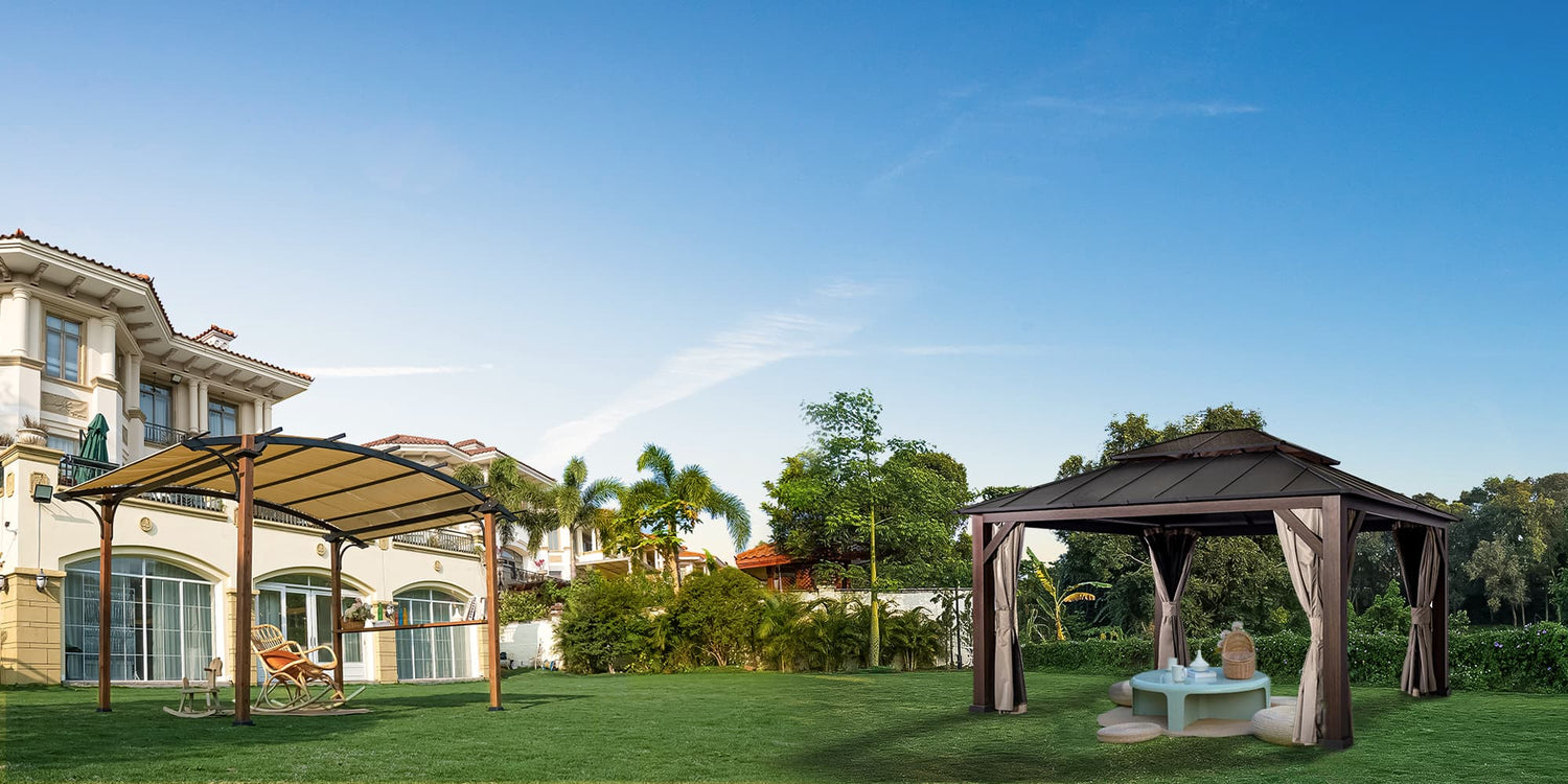 Hardtop Gazebo VS. Pergola: Which One is Better?