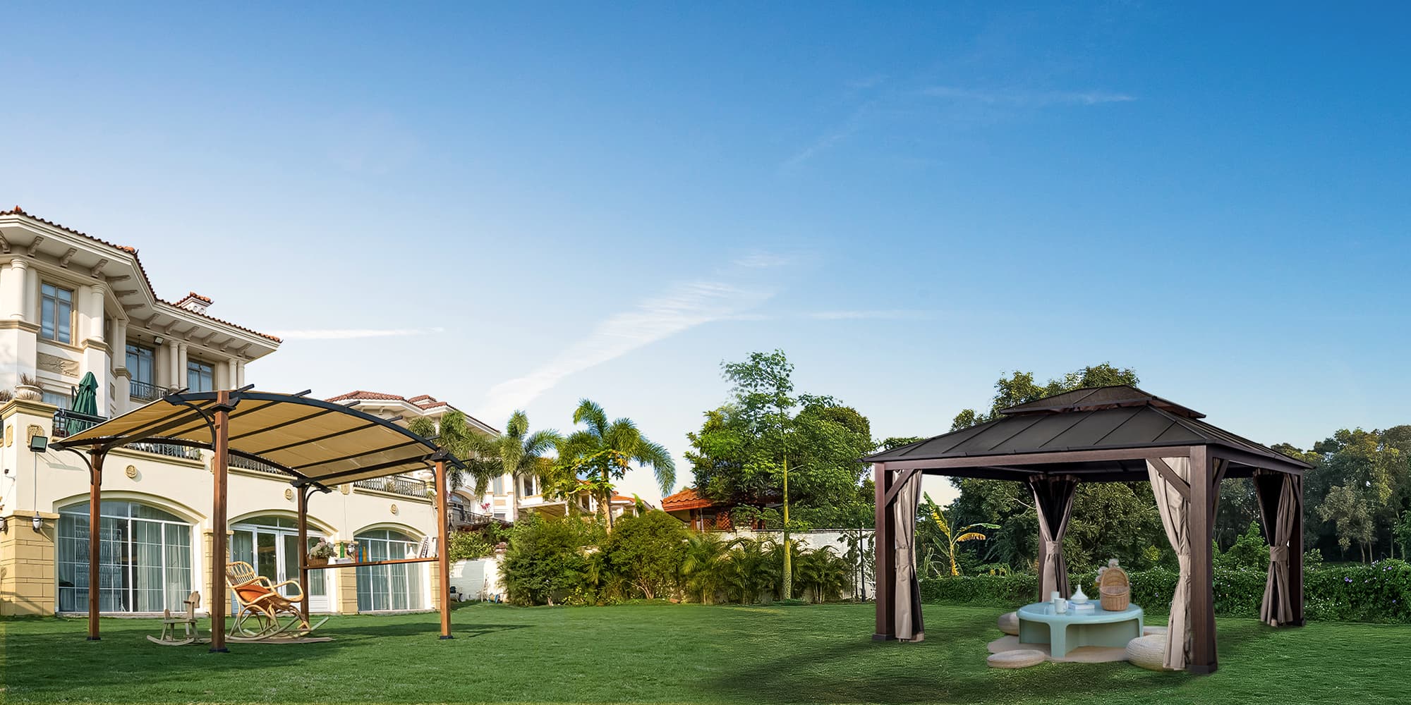 Hardtop Gazebo VS. Pergola: Which One is Better?