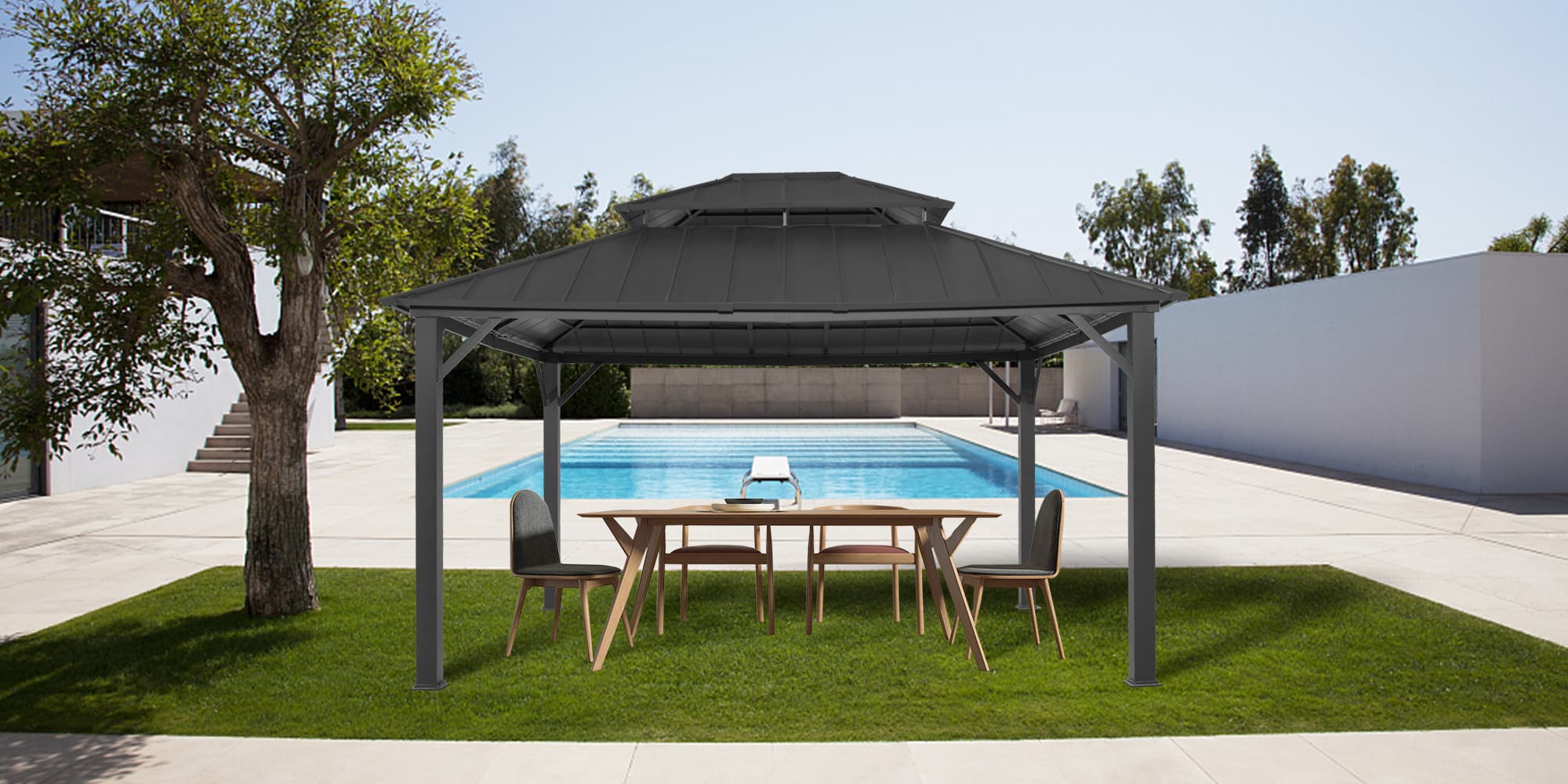 Dreamy Spring Decoration Inspiration for Your Hardcover Gazebo
