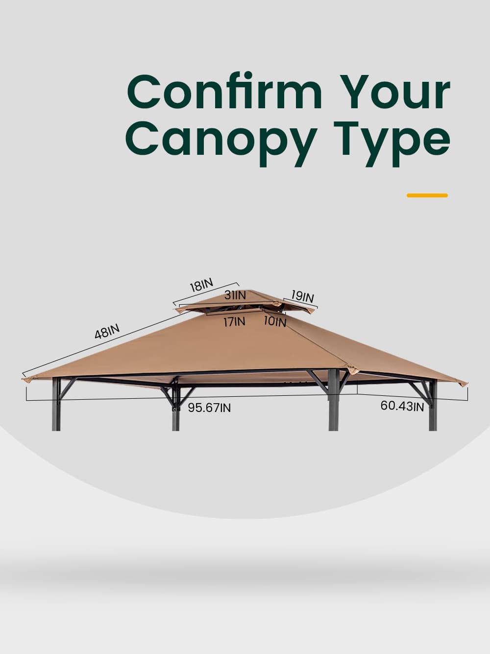 canopy type for grill gazebo