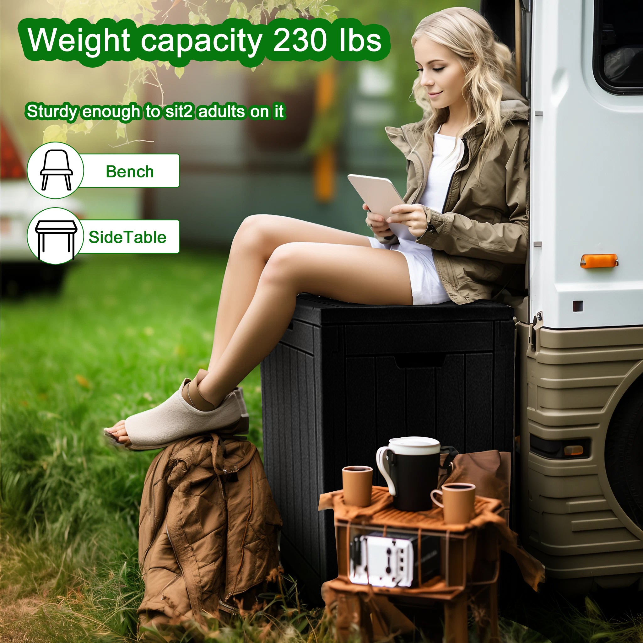 Weight capacity 230 lbs