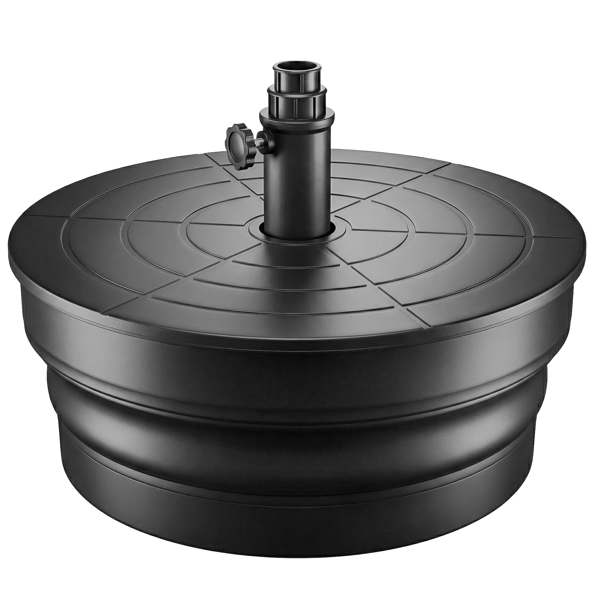 OLILAWN Heavy-Duty Patio Umbrella Base,110lb Capacity Fillable Planter Umbrella Stand Fits Up to 1.9" Pole-OL-HT043