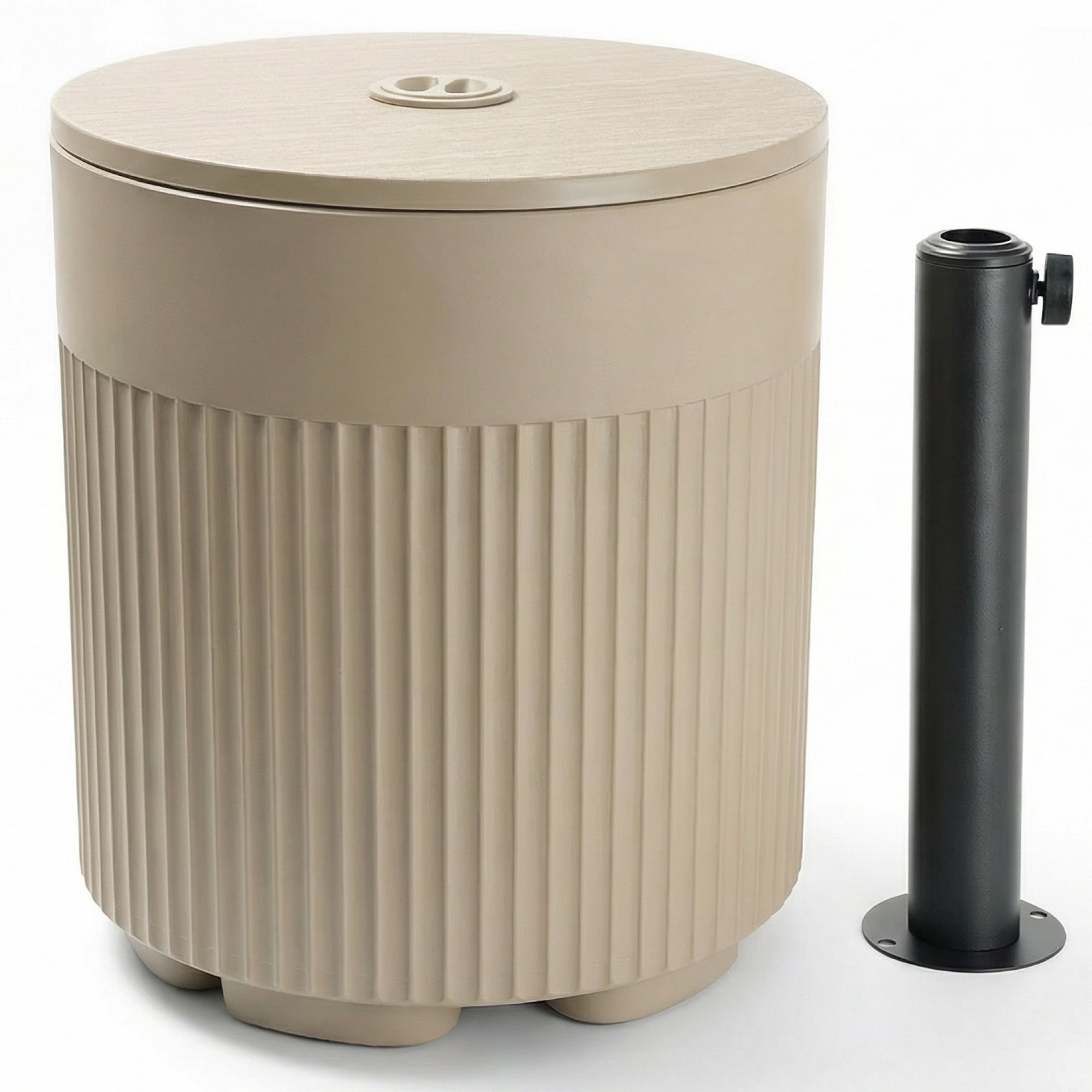 OLILAWN 90lb Patio Umbrella Base, Outdoor Umbrella Base Water Filled Stand-ol-ht044