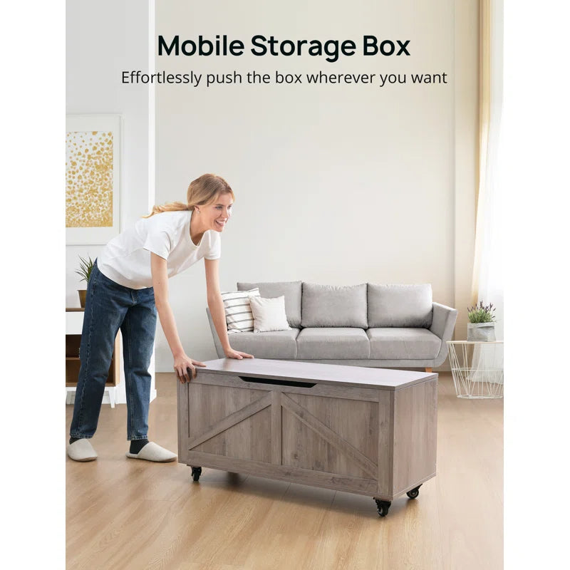 Upgraded 2025 Versatile Modern Storage Bench EJ-EN007