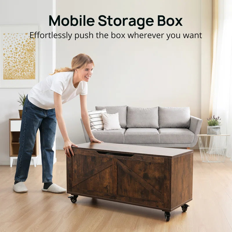 Upgraded 2025 Versatile Modern Storage Bench EJ-EN007