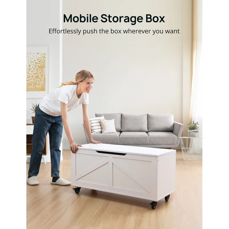 Upgraded 2025 Versatile Modern Storage Bench EJ-EN007