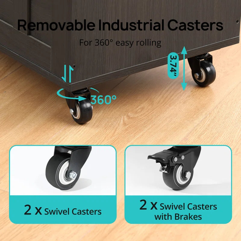 Versatile Storage Bench with Casters EJ-EN007