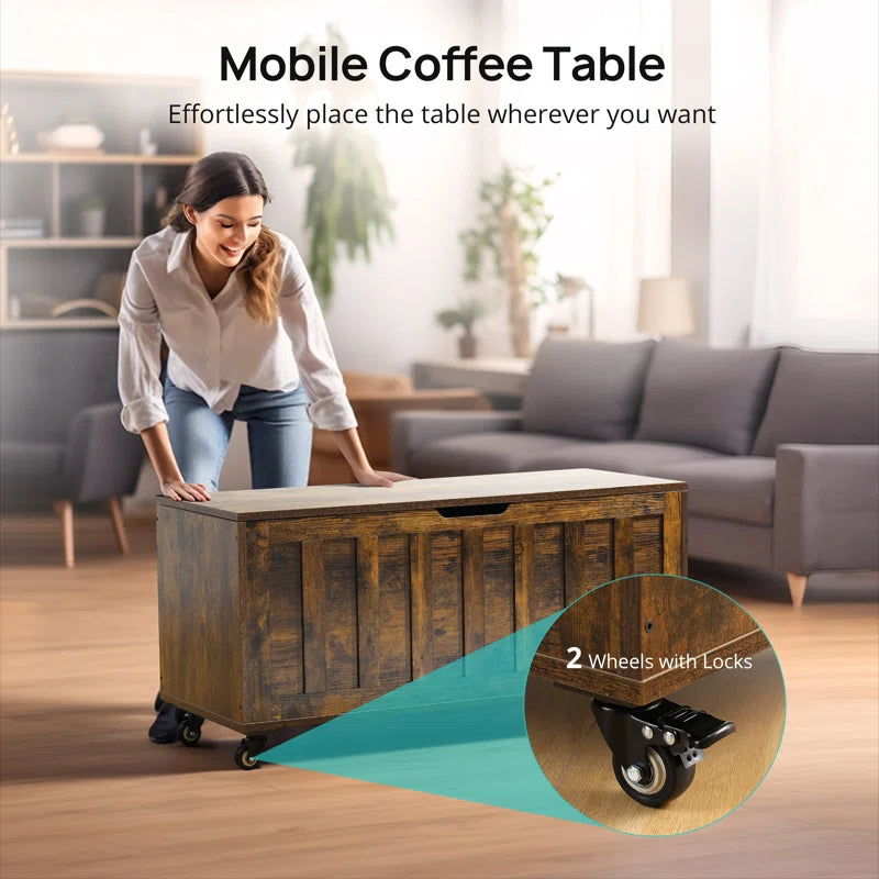 Versatile Storage Bench with Casters EJ-EN007