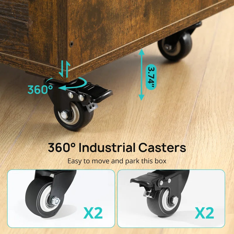 Versatile Storage Bench with Casters EJ-EN007