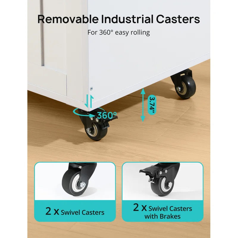 Versatile Storage Bench with Casters EJ-EN007