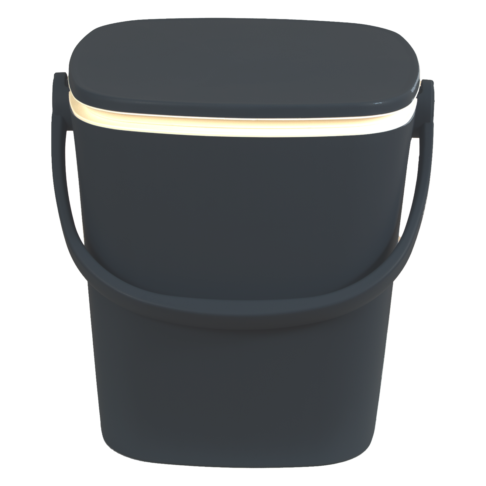 15L Outdoor Ice Bucket Table with Cooler & Lift-Top Lid