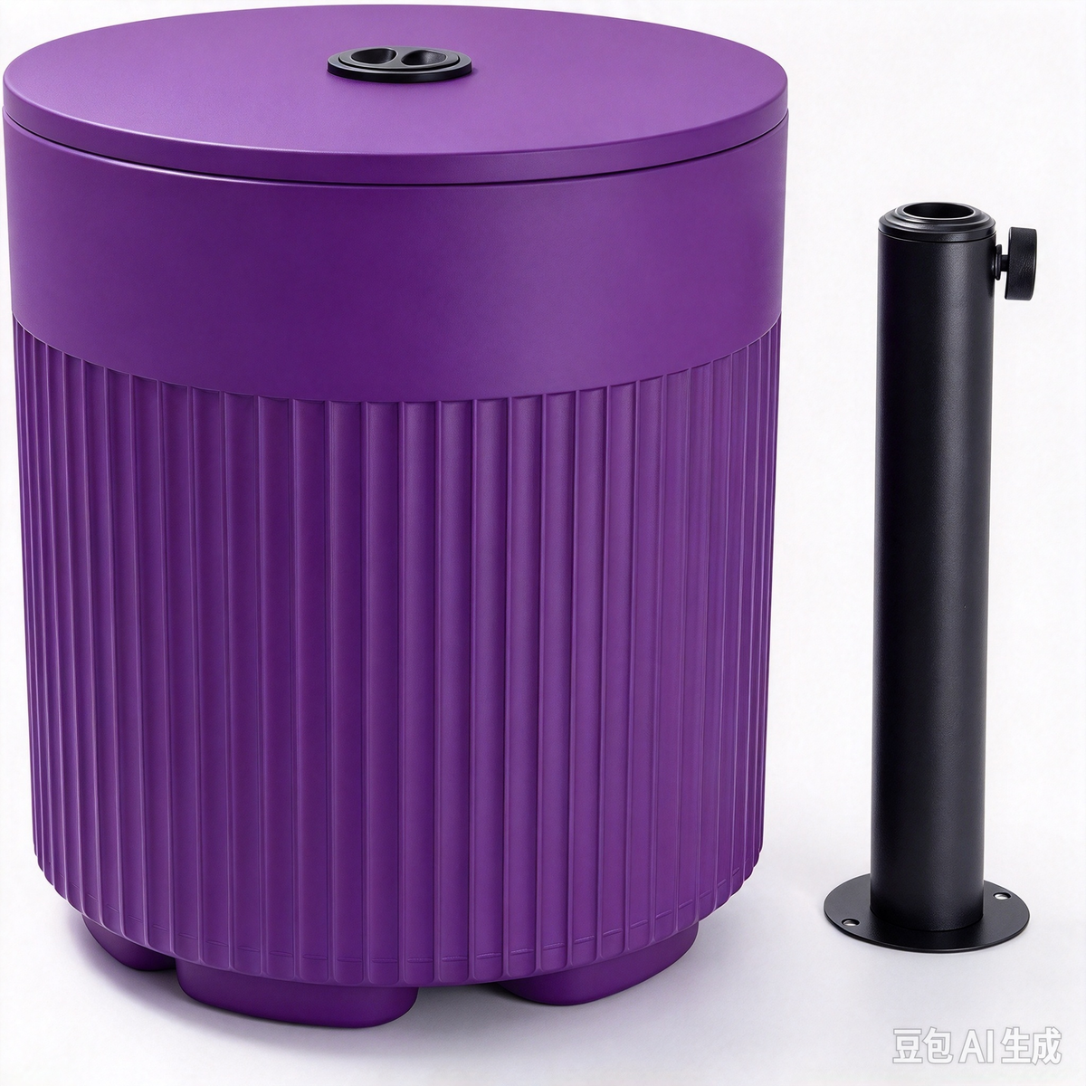 OLILAWN 90lb Weighted Outdoor Patio Umbrella Base Water Filled Stand,-ol-ht044