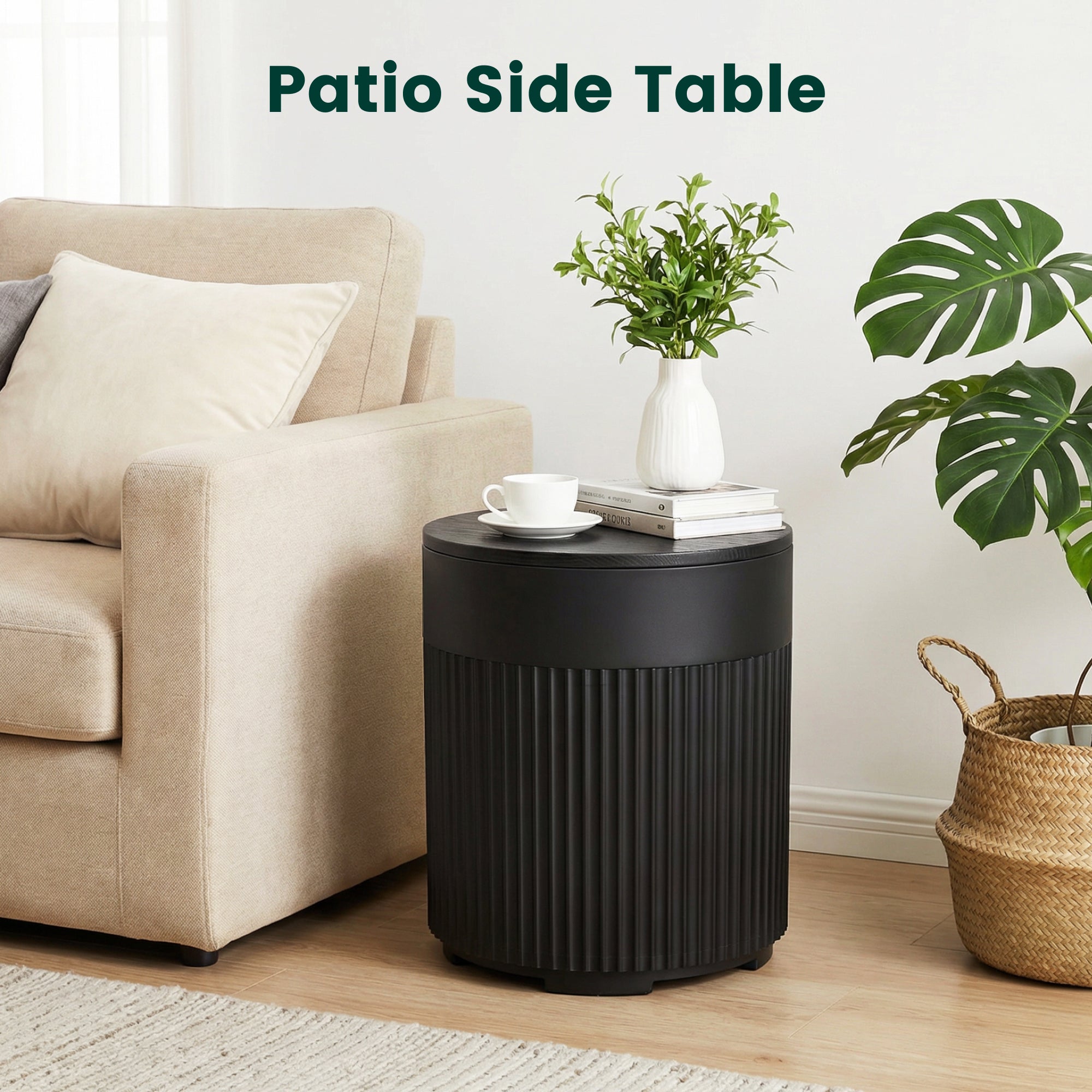 OLILAWN 90lb Patio Umbrella Base, Outdoor Umbrella Base Water Filled Stand-ol-ht044