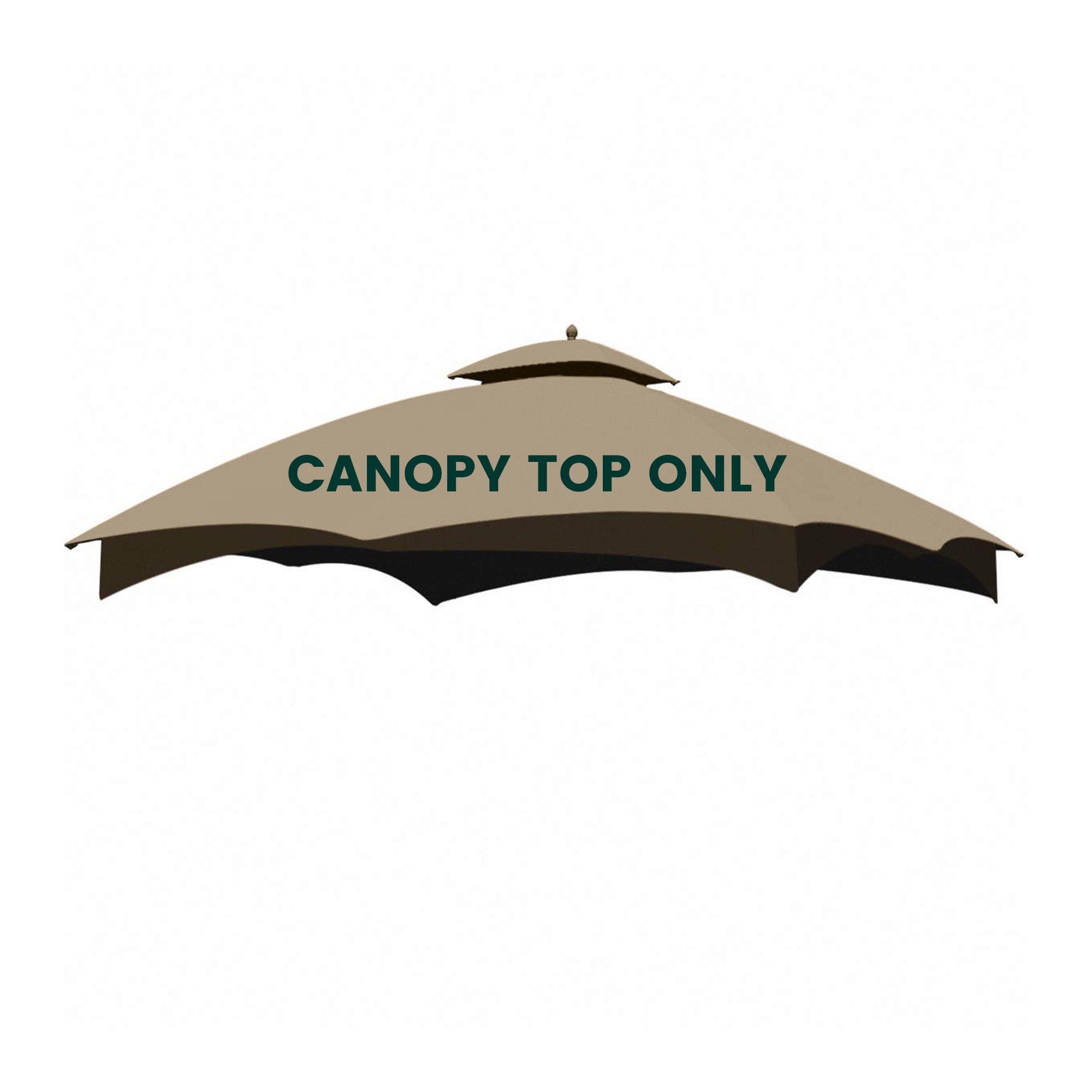 OLILAWN 10' x 12' Gazebo Replacement 2-tier Canopy Top