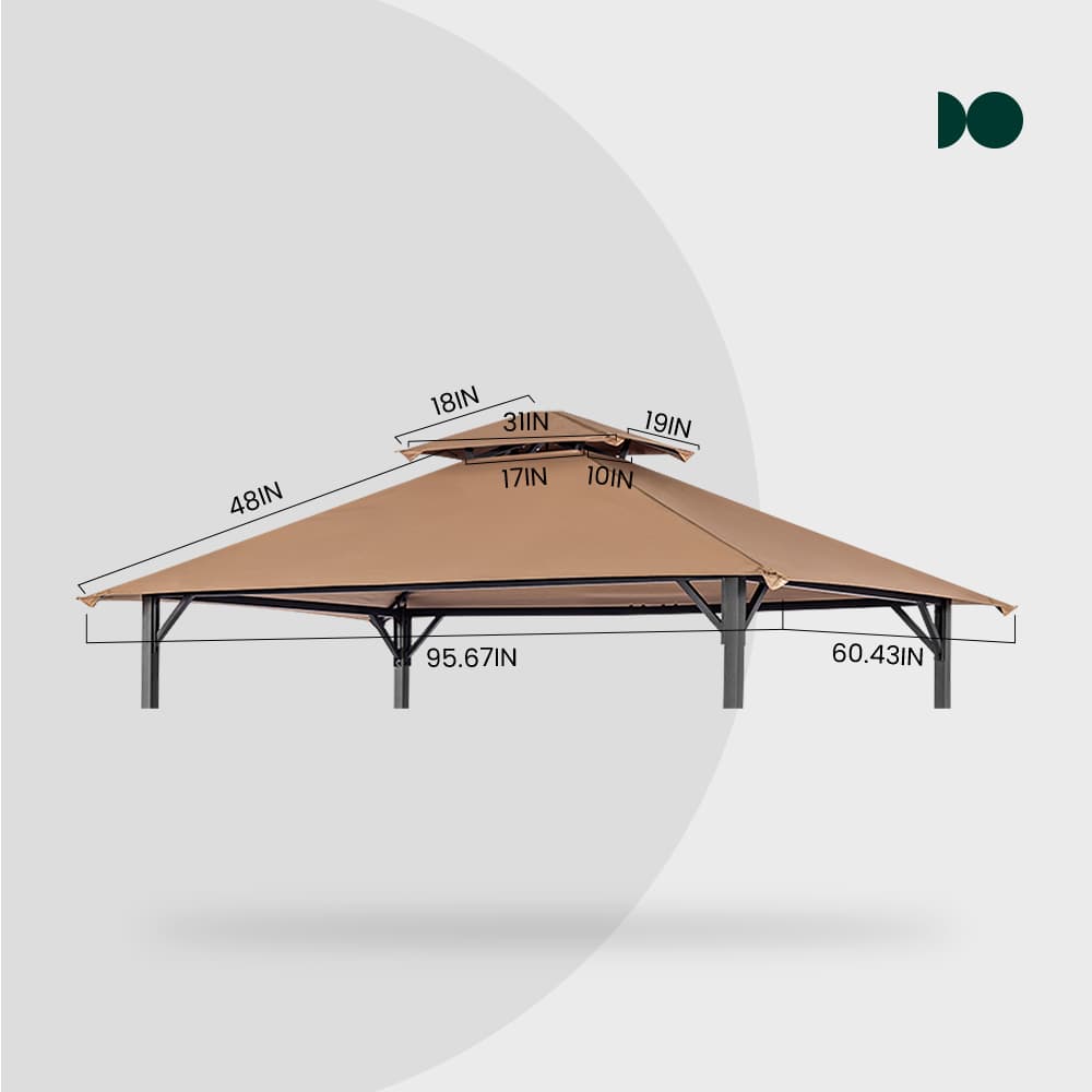 the replacement canopy size